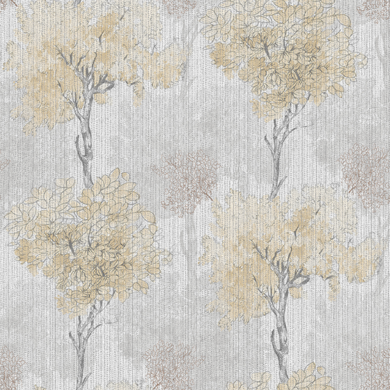 EUROART Wallpaper 3D Model in Wood Color