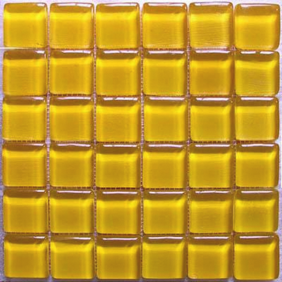 Orange Glass Mosaic Wall Tile for Stylish Interiors