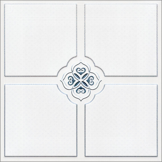 Modern Buckle Board 3D Model in White Color