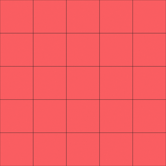 Vibrant Red Panton Floor Tile 3D Model
