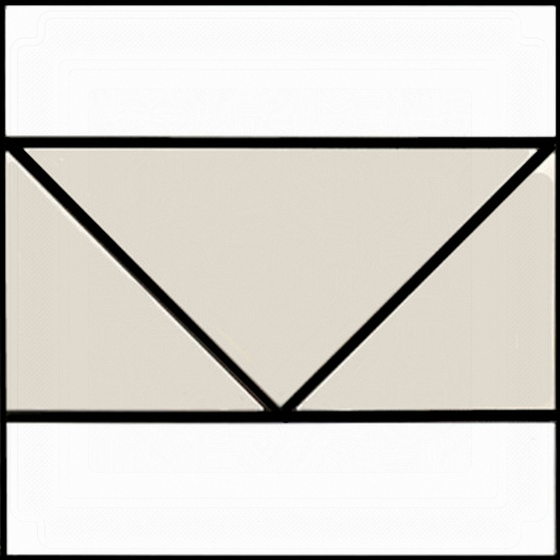 Sleek White Buckle Board 3D Model for Stylish Interiors