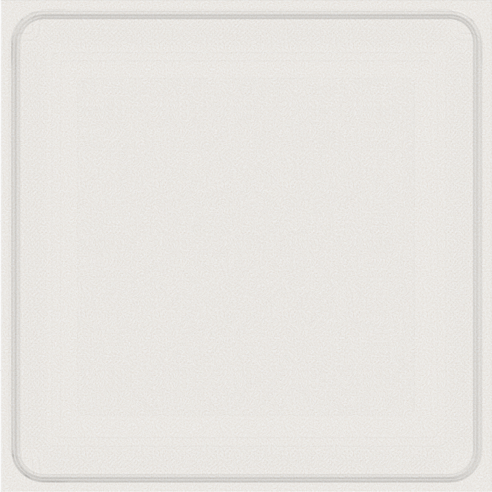 Sleek Gray Square Plate 3D Model