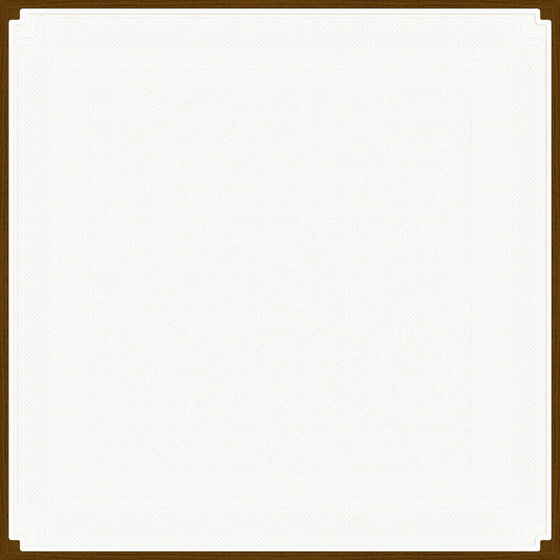 Simple Convex Frame Rectangular Plate in White