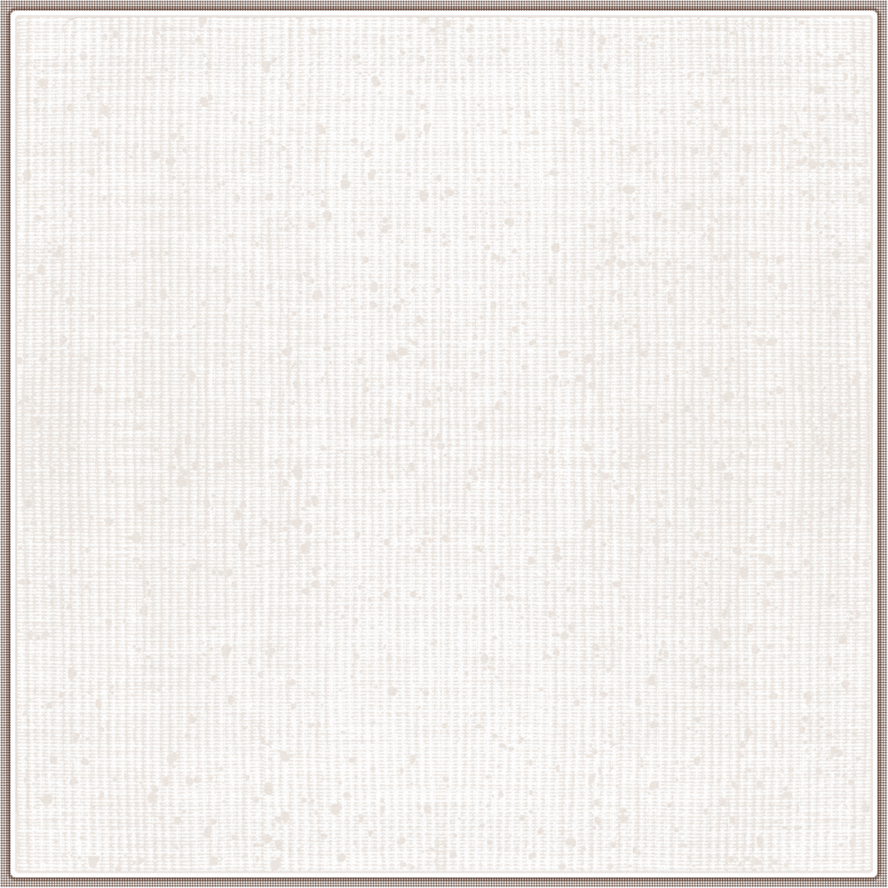 Modern Square Plate 3D Model in White