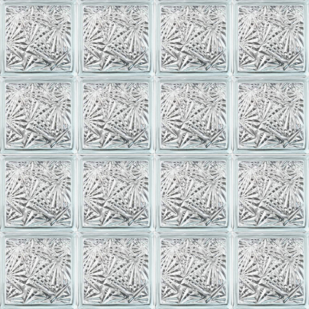 Glass Brick 3D Model in Blue