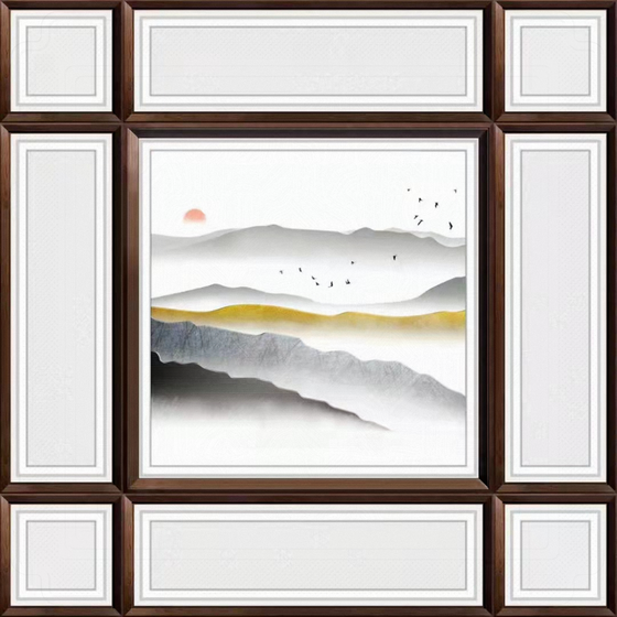 Neutral Gray Buckle Board 3D Model for Versatile Interiors