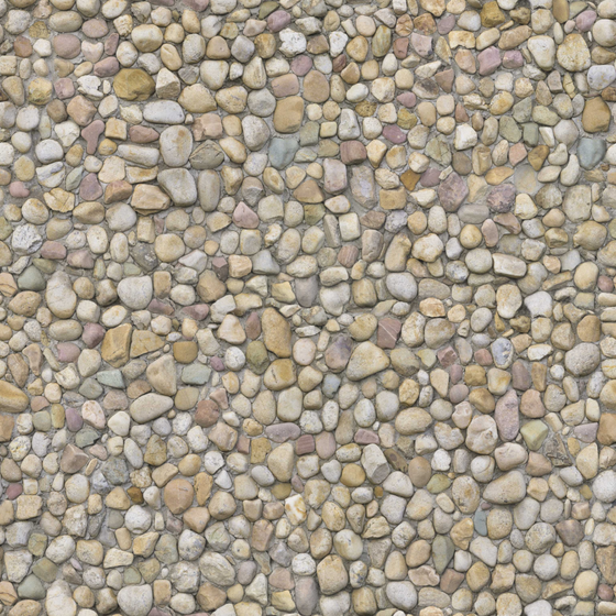 Golden Building Stone Material 3D Model