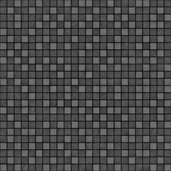 Gray Ceramic Tile 3D Model – Soft Decoration Material