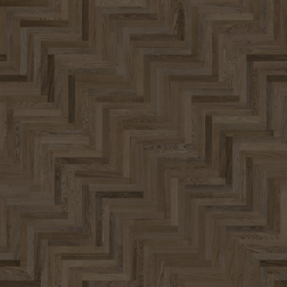 Real-Time Herringbone Wood Floor 3D Model in Brown
