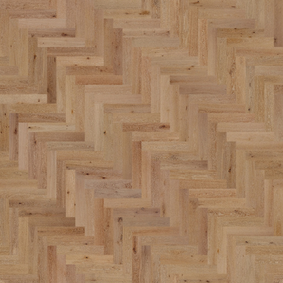 Real-Time Herringbone Wood Floor Material in Brown