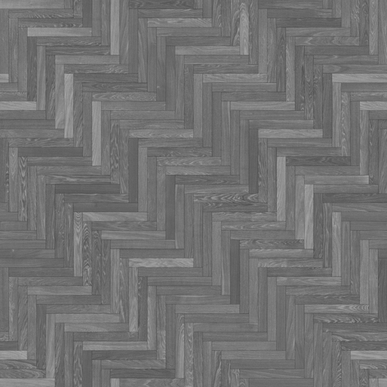 Gray Herringbone Wood Floor 3D Model - Real-Time Material