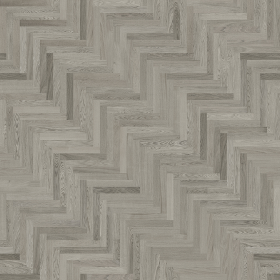 Real-Time Gray Wood Herringbone Floor 3D Model for Classic Interiors