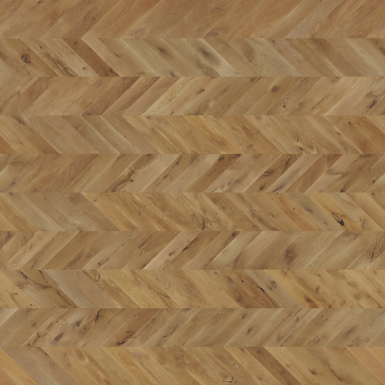 Real-Time Herringbone Wood Floor Material in Brown