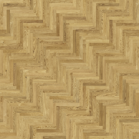 Real-Time Wood Floor Material 3D Model in Brown Herringbone