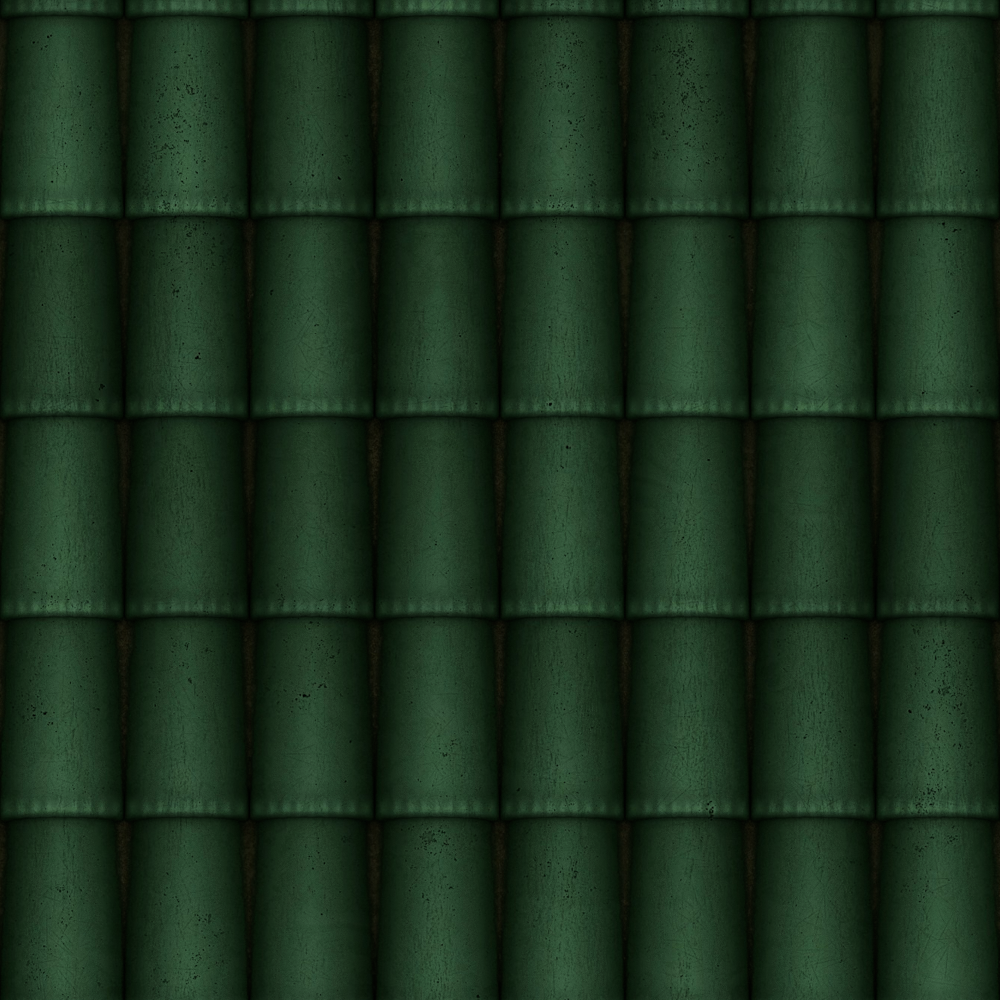 Semi-matte pottery tile