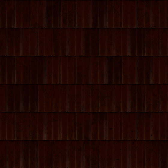 Semi-Matte Pottery Tile in Brown