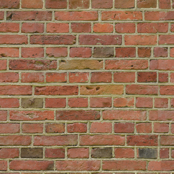 Authentic Earth Color Red Brick 3D Model for Commercial Spaces