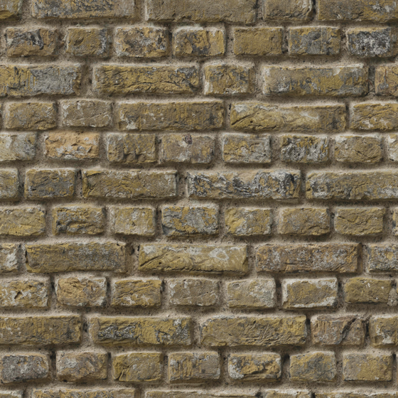 Blue Brick Texture 3D Model in Brown