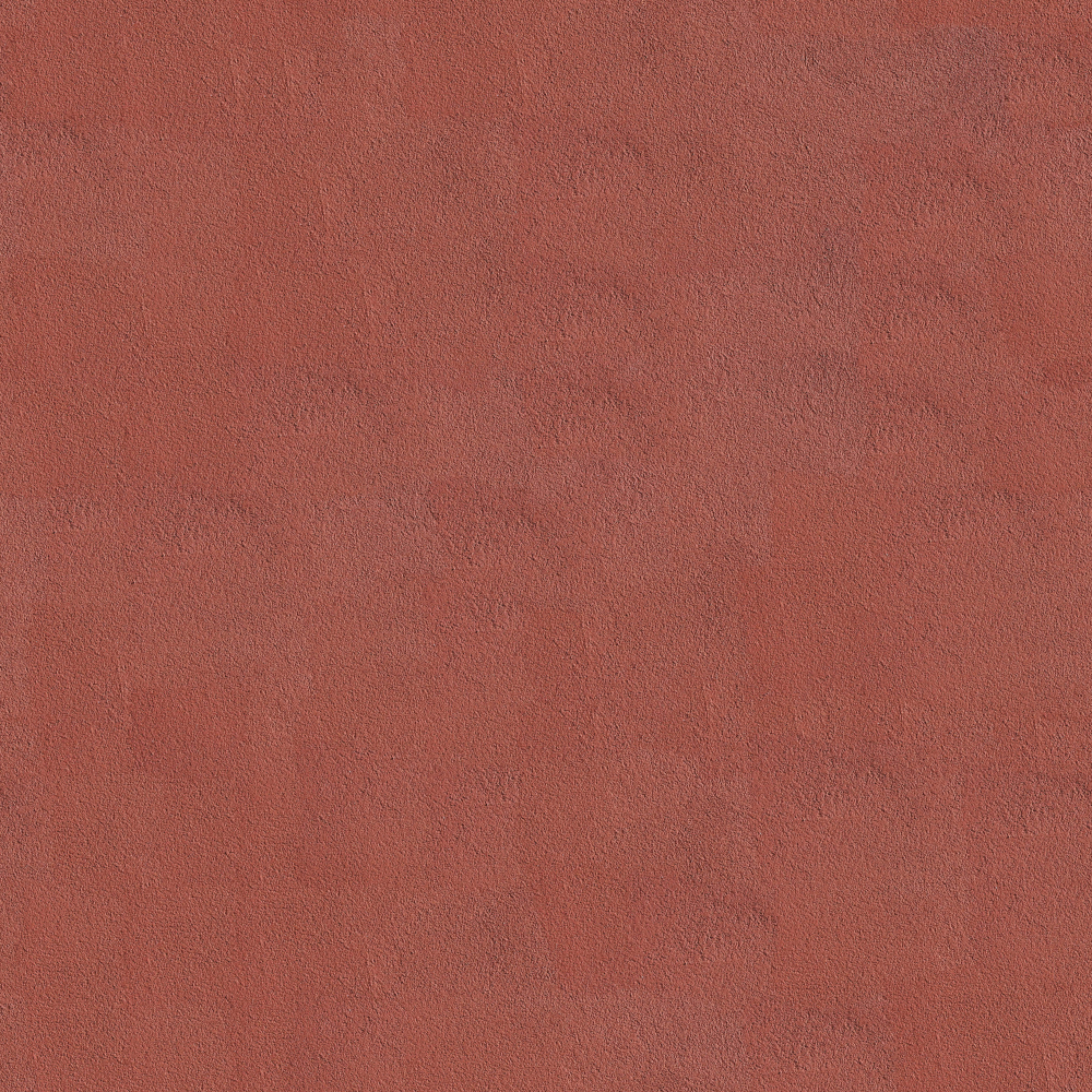 Reddish brown textured stucco wall surface with rough finish on white background