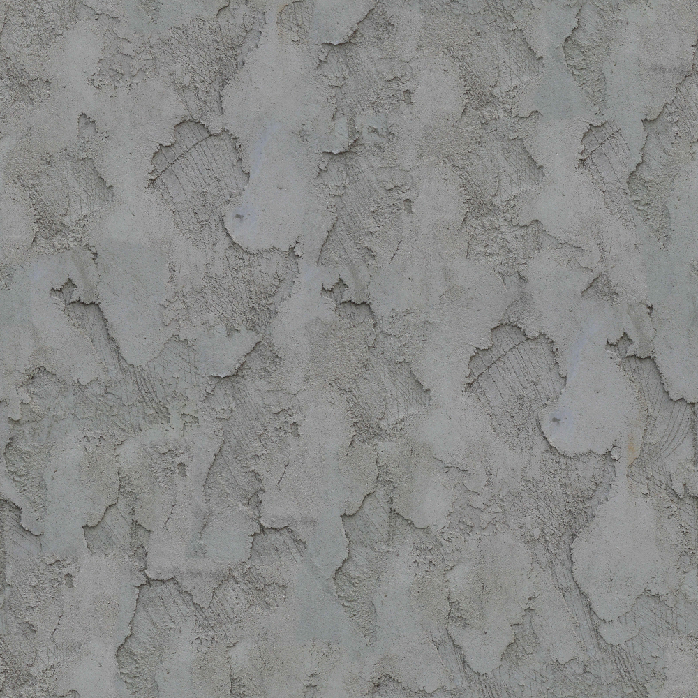Grey textured concrete wall surface with rough uneven finish on grey background
