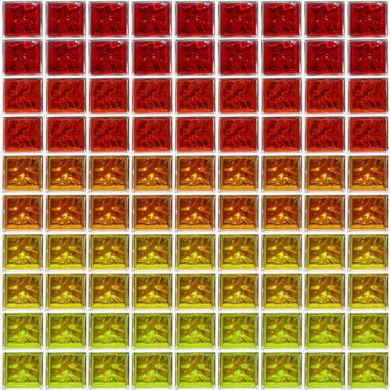 HD Gradient Glass Tiles 3D Model in White