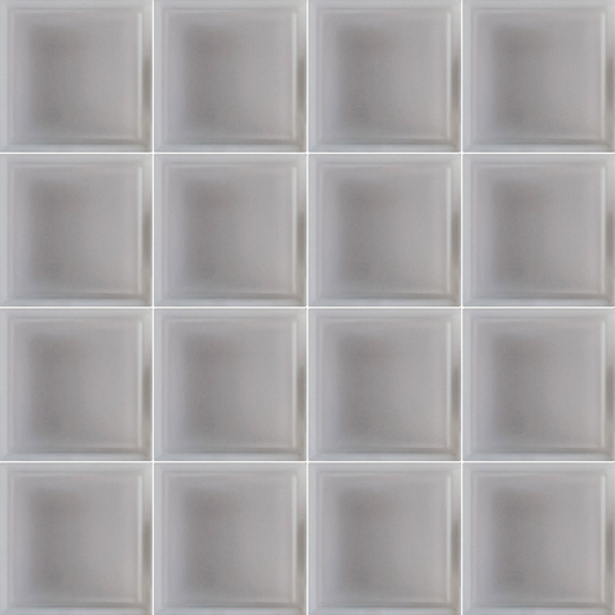 HD Frosted Glass Tiles 3D Model in White
