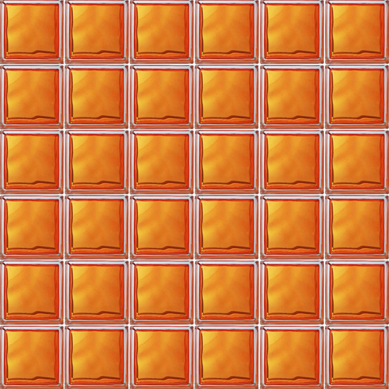 HD Brown Glass Bricks 3D Model