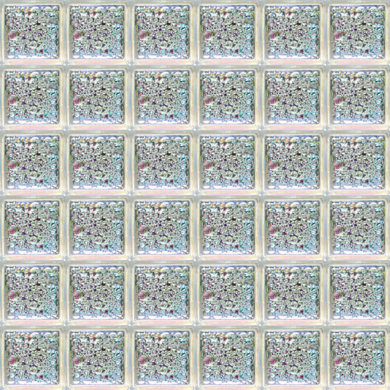 HD Colorful Glass Bricks 3D Model - Public Gas Material