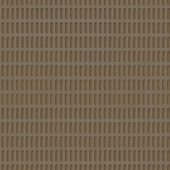 Brown Gold Metal Perforated Plate 3D Model