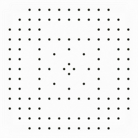 Mineral Wool Board 3D Model in White Finish