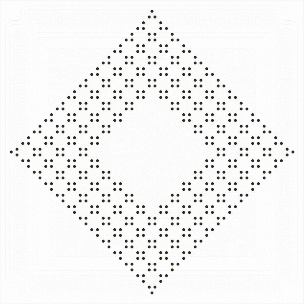 Mineral Wool Board 3D Model in White