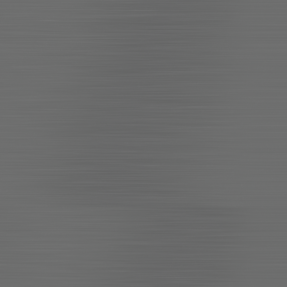 Grey brushed metal texture surface pattern with horizontal lines on grey background