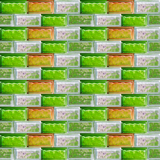 HD Glass Tiles 3D Model in Purple