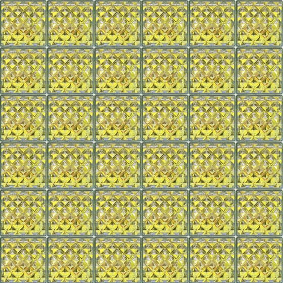 HD Colorful Glass Bricks 3D Model