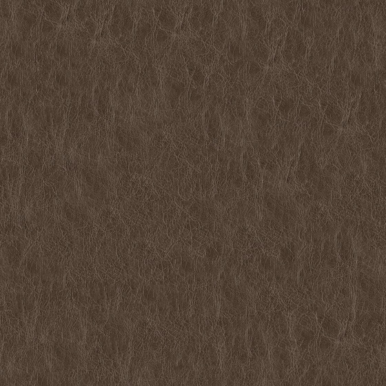 Brown leather texture material with natural grain pattern and soft surface finish on white background