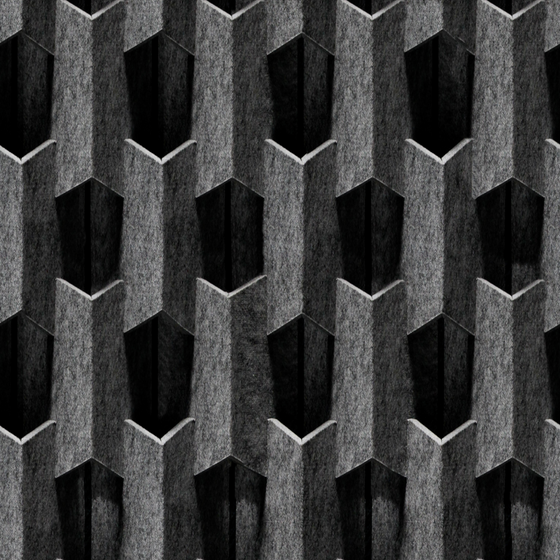 Black Sound-Absorbing Panel 3D Model for Acoustics
