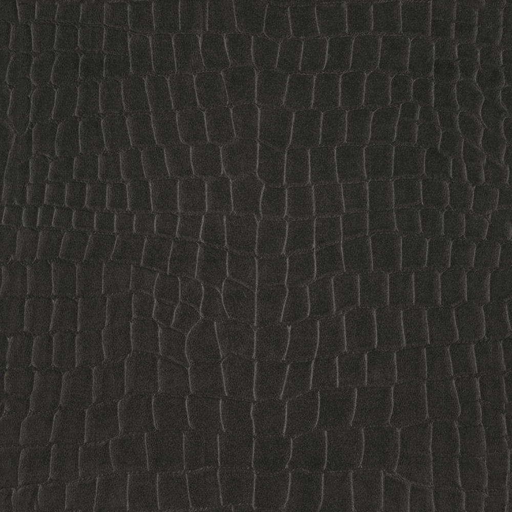 Textured Black Crocodile Leather 3D Model for Luxury Interiors