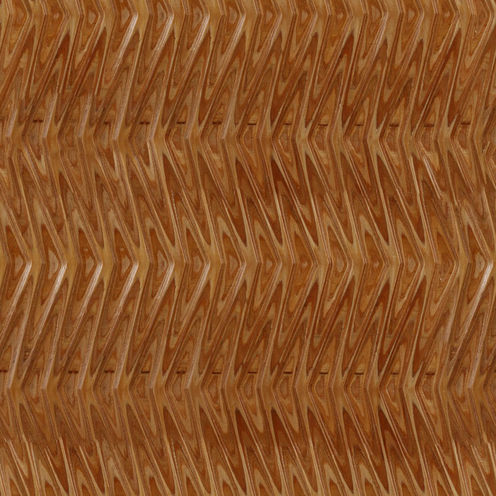 Three-dimensional wood carving