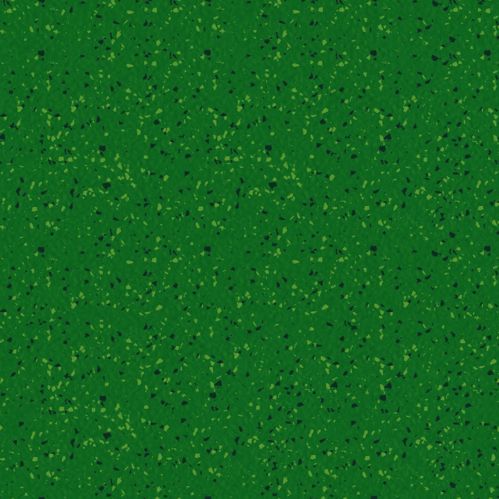 Rubber Floor Plastic 3D Model in Green