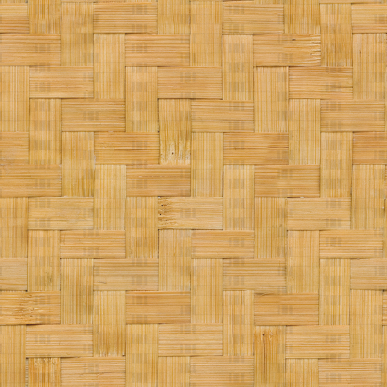 Woven Wood Rattan 3D Model in Brown