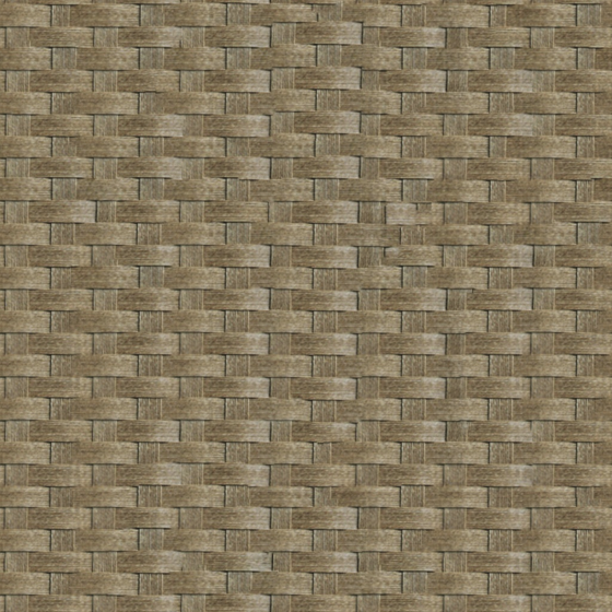 Braided Bamboo Rattan Material in Brown