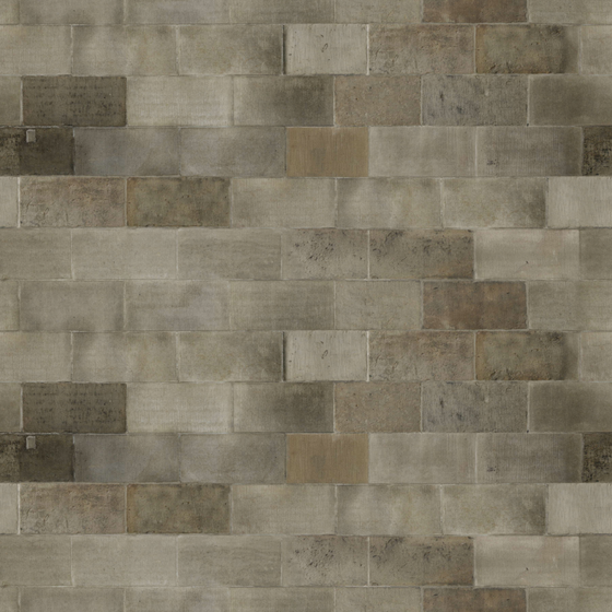 Real-Time Building Brick Material in Brown
