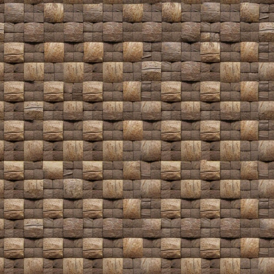 Wood Carving 3D Model in Brown