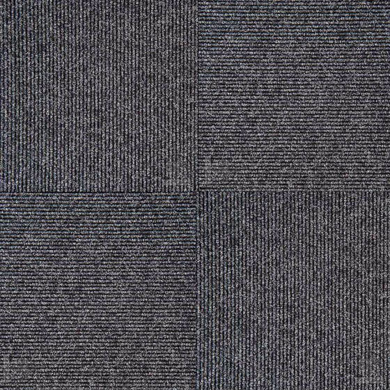 Dark Gray Patchwork Office Carpet Tiles 3D Model