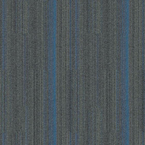 Blue Stripe Stitched Office Carpet Blanket 3D Model