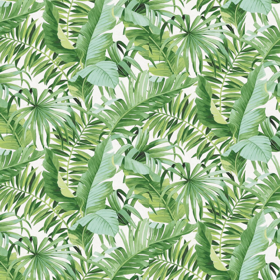 Yixuan Mural 3D Model - Tropical Plants in Green