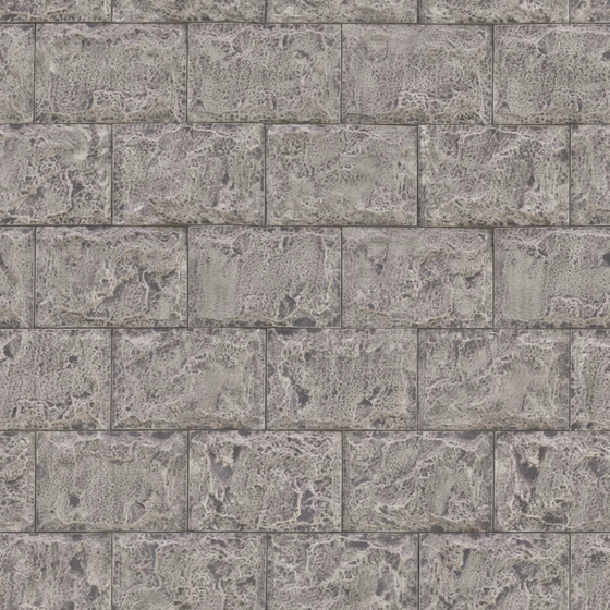 Real-Time Stone Material 3D Model in Gray