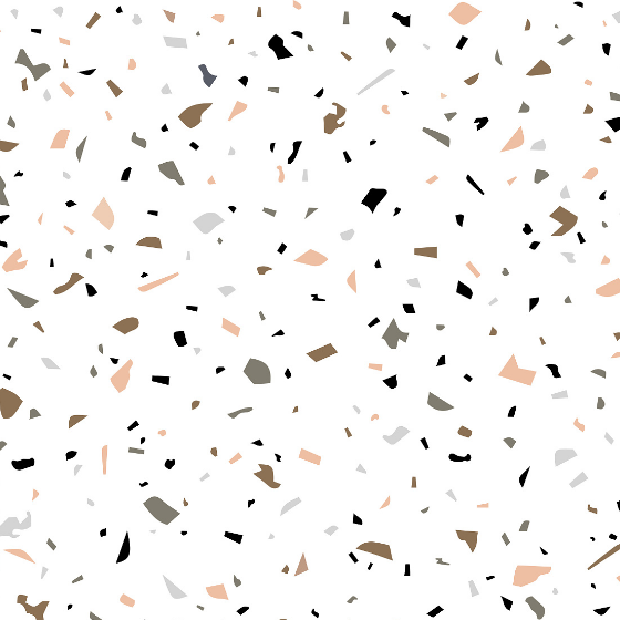 Terrazzo Wall Tile 3D Model in Wood Color