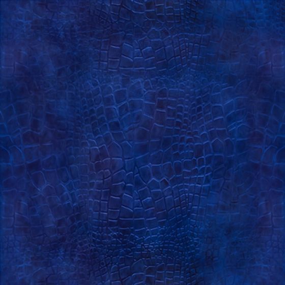 Crocodile Stripes Blue Soft Furnishing Material 3D Model
