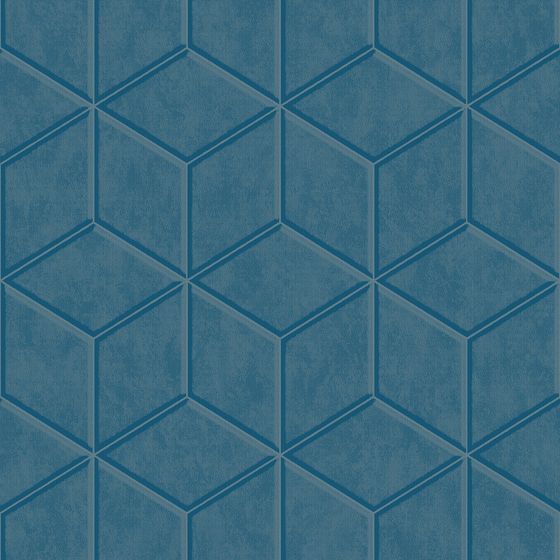 Luxurious Blue Moman Wall Cloth 3D Model